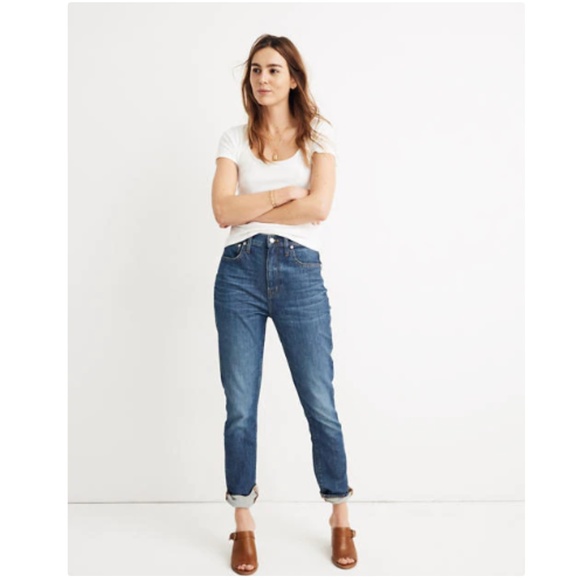 Madewell Denim - Madewell high-rise slim boyjean